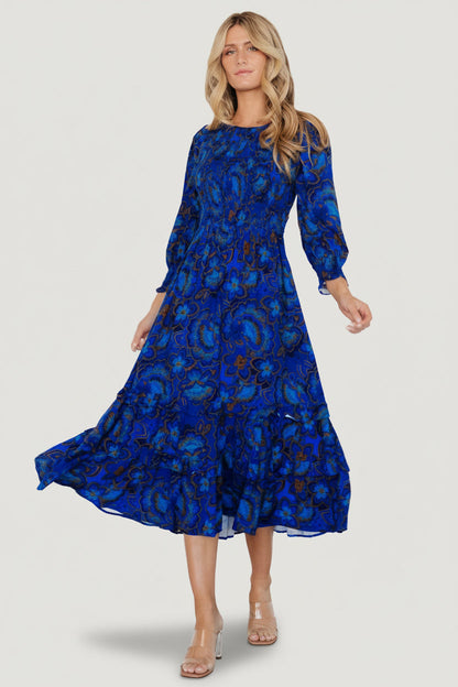 Baltic Born - Andersen Smocked Midi Dress