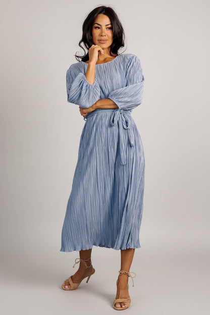 Baltic Born - Bethany Pleated Midi Dress