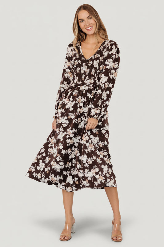 Baltic Born - Matilda Smocked Midi Dress