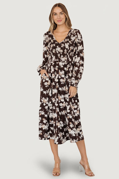 Baltic Born - Matilda Smocked Midi Dress