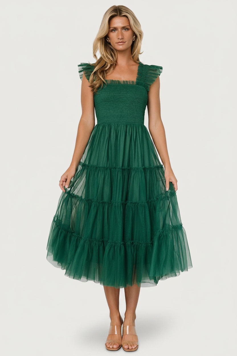 Baltic Born - Emma Smocked Tulle Dress