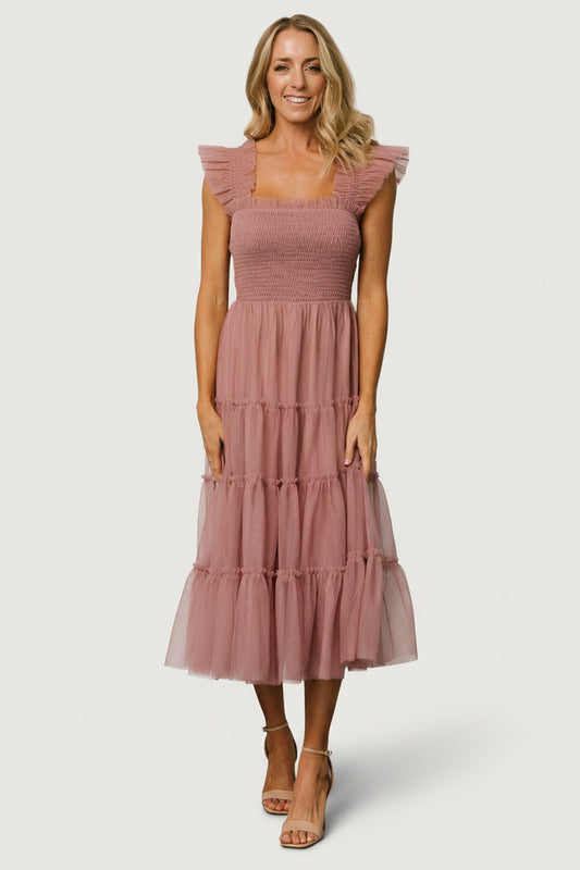Baltic Born - Emma Smocked Tulle Dress