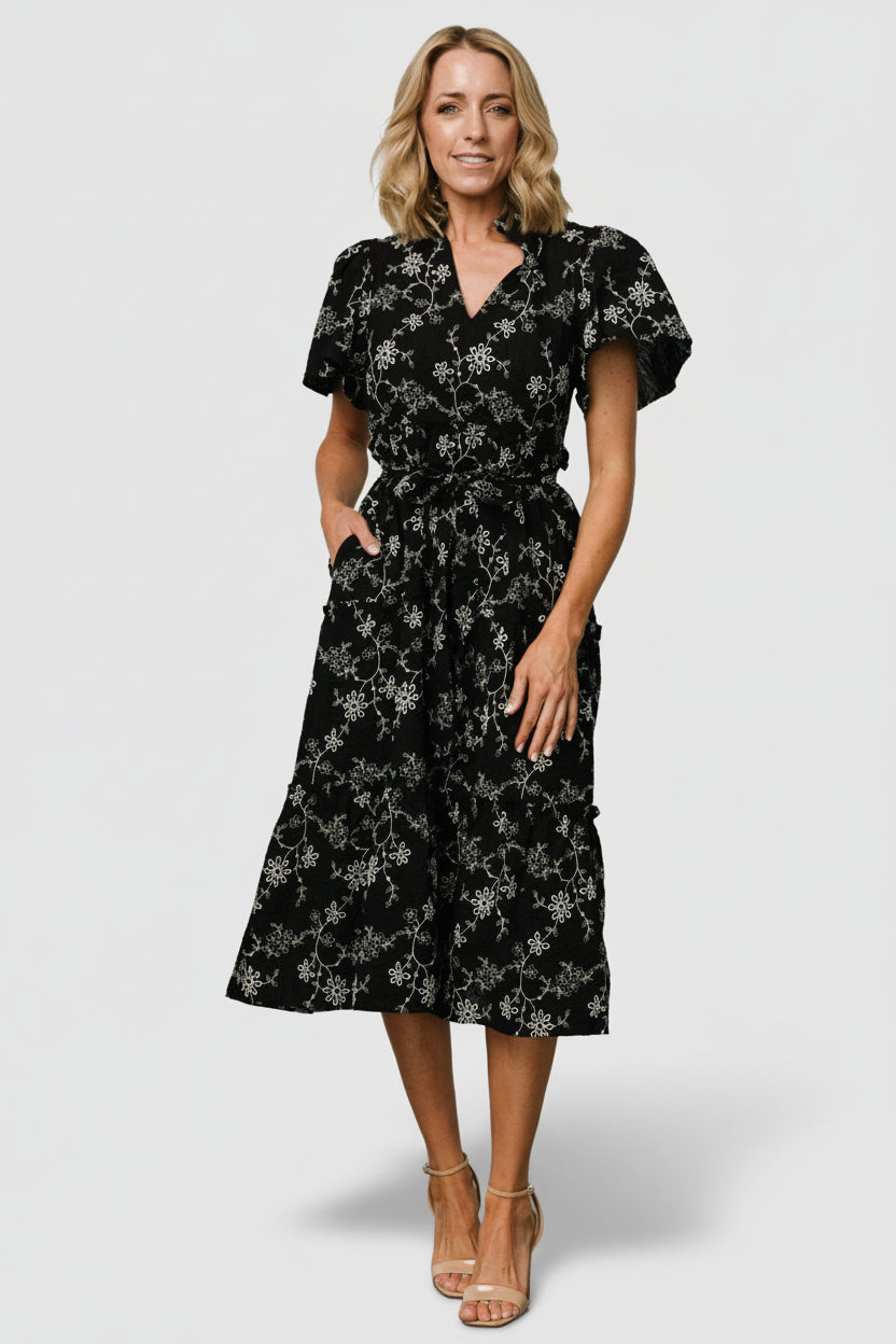 Baltic Born - Odeya Tiered Midi Dress