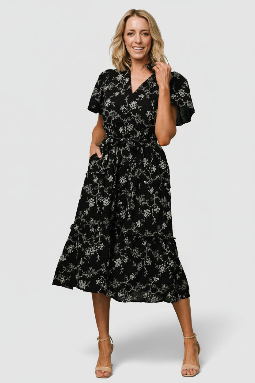 Baltic Born - Odeya Tiered Midi Dress