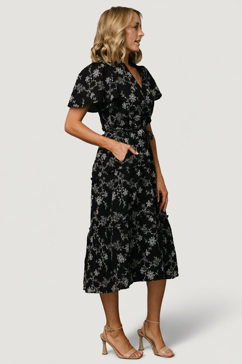Baltic Born - Odeya Tiered Midi Dress