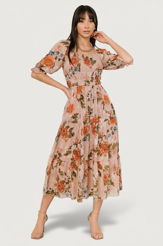 Baltic Born - Fabian Jacquard Midi Dress