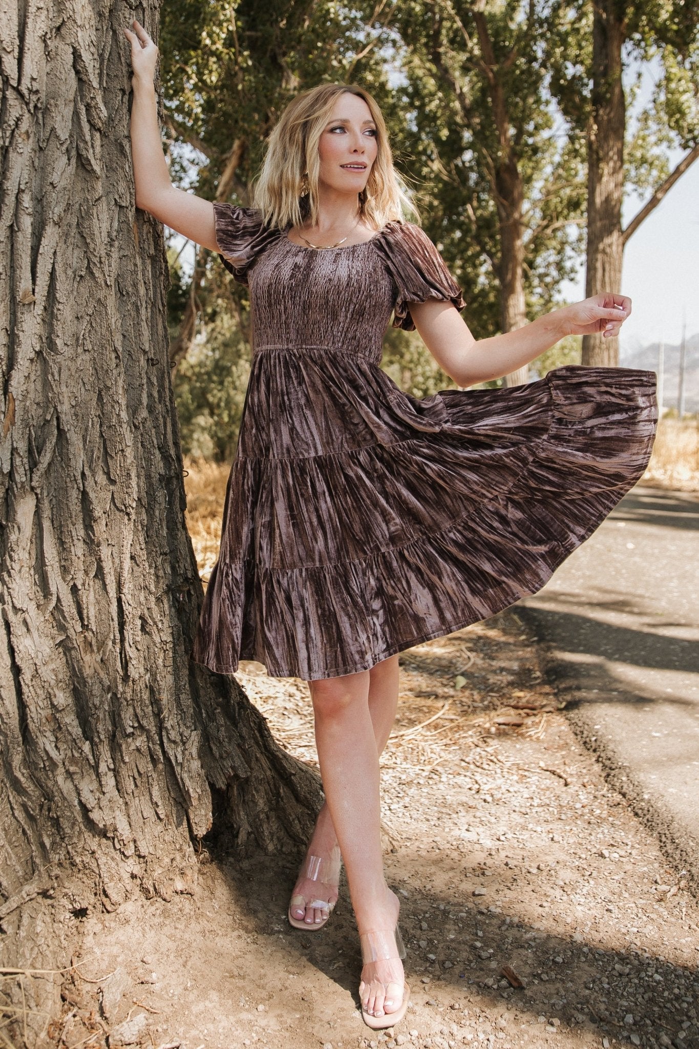 Baltic Born - Fay Velvet Midi Dress