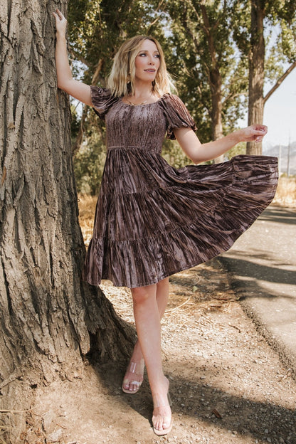Baltic Born - Fay Velvet Midi Dress