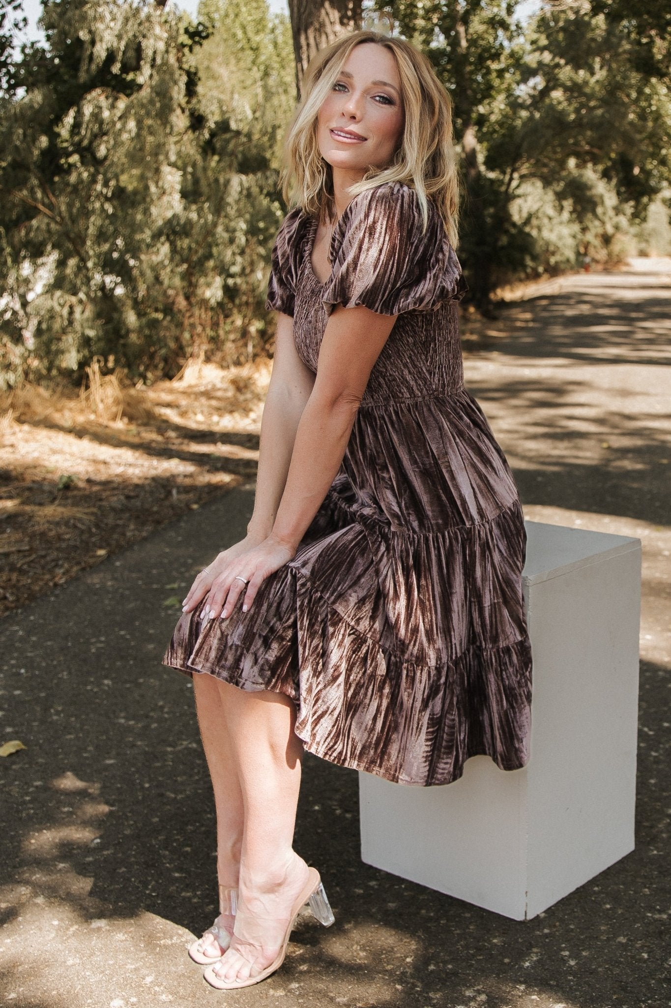 Baltic Born - Fay Velvet Midi Dress