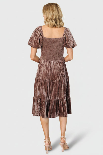 Baltic Born - Fay Velvet Midi Dress