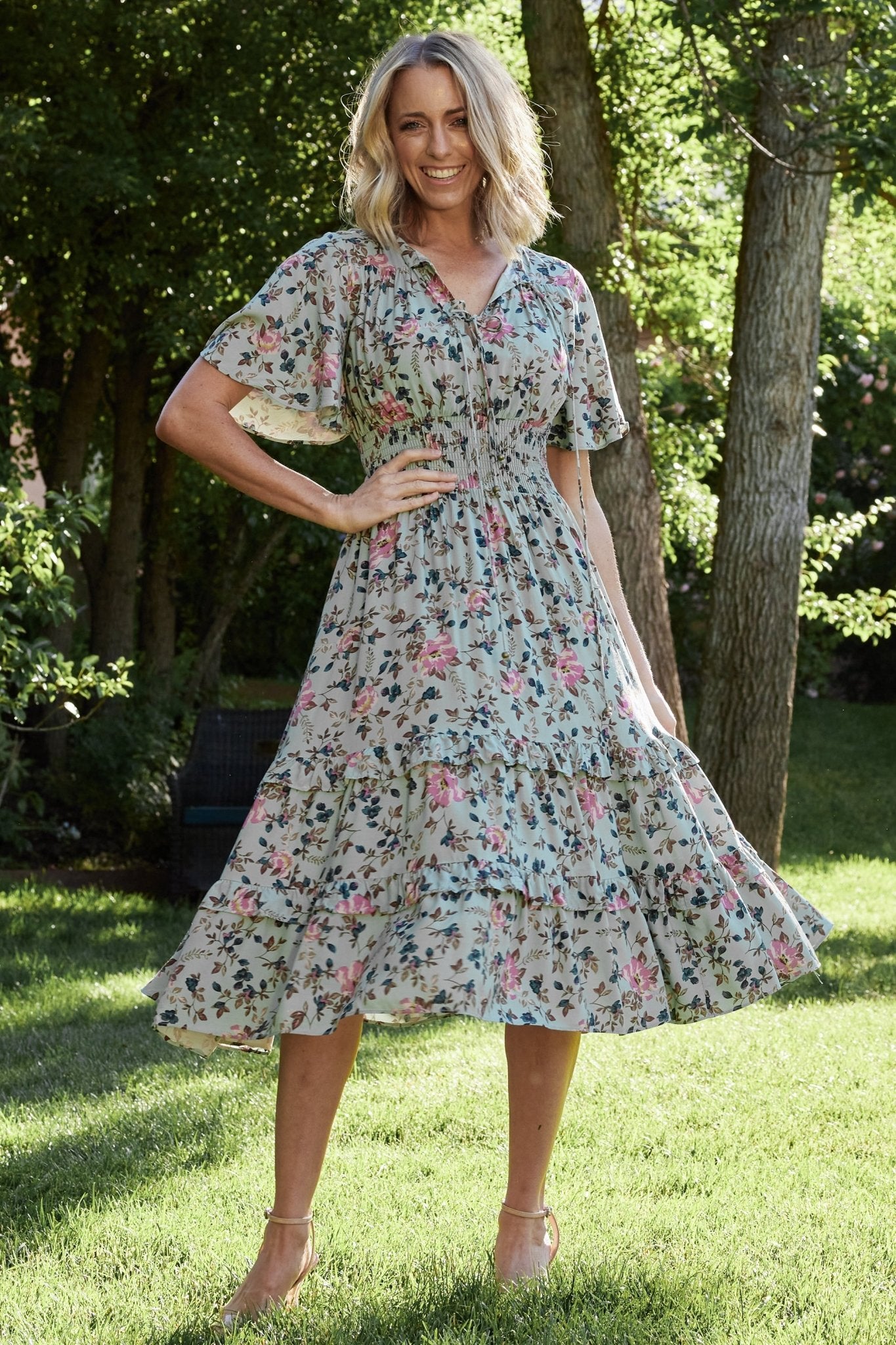 Baltic Born - Spell Boho Midi Dress