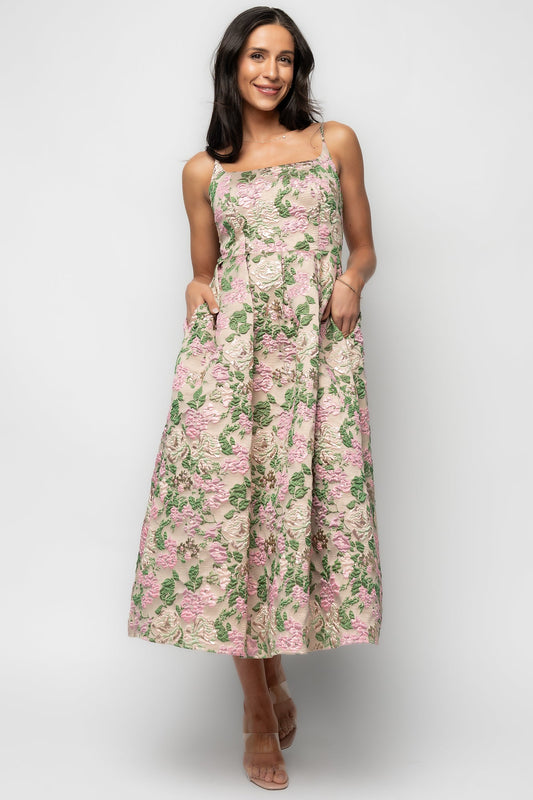 Baltic Born - Antoinette Embossed Midi Dress