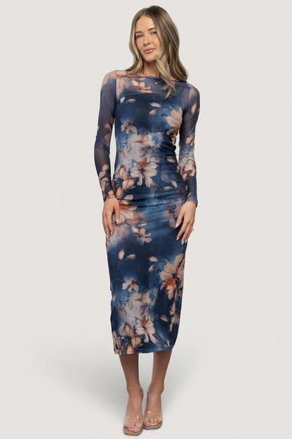 Baltic Born - Darya Mesh Midi Dress