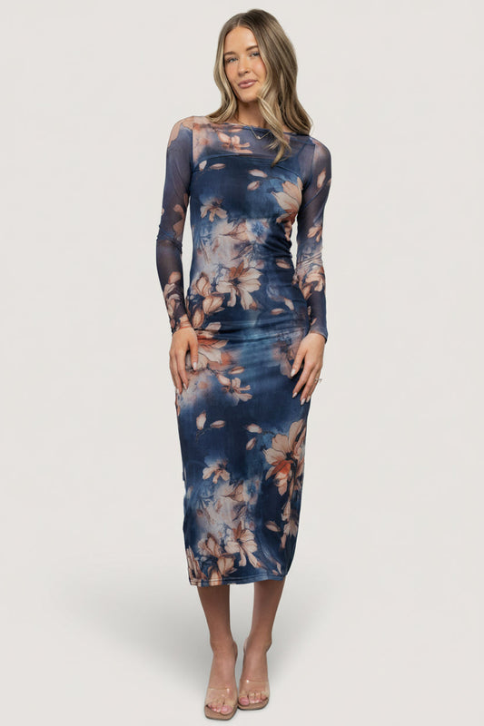 Baltic Born - Darya Mesh Midi Dress