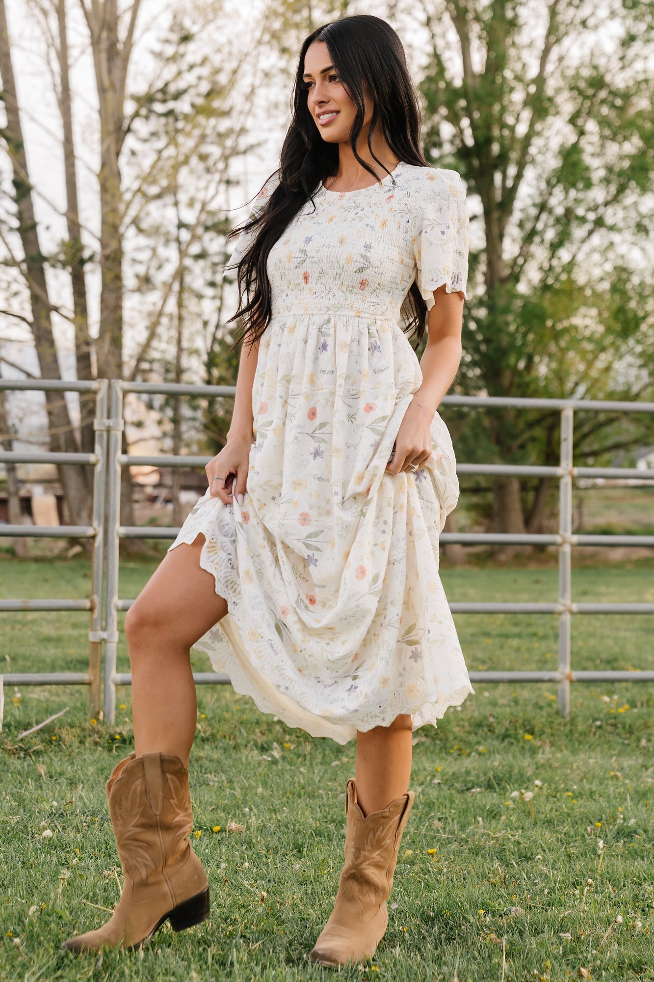 Baltic Born - Maribel Lace Midi Dress