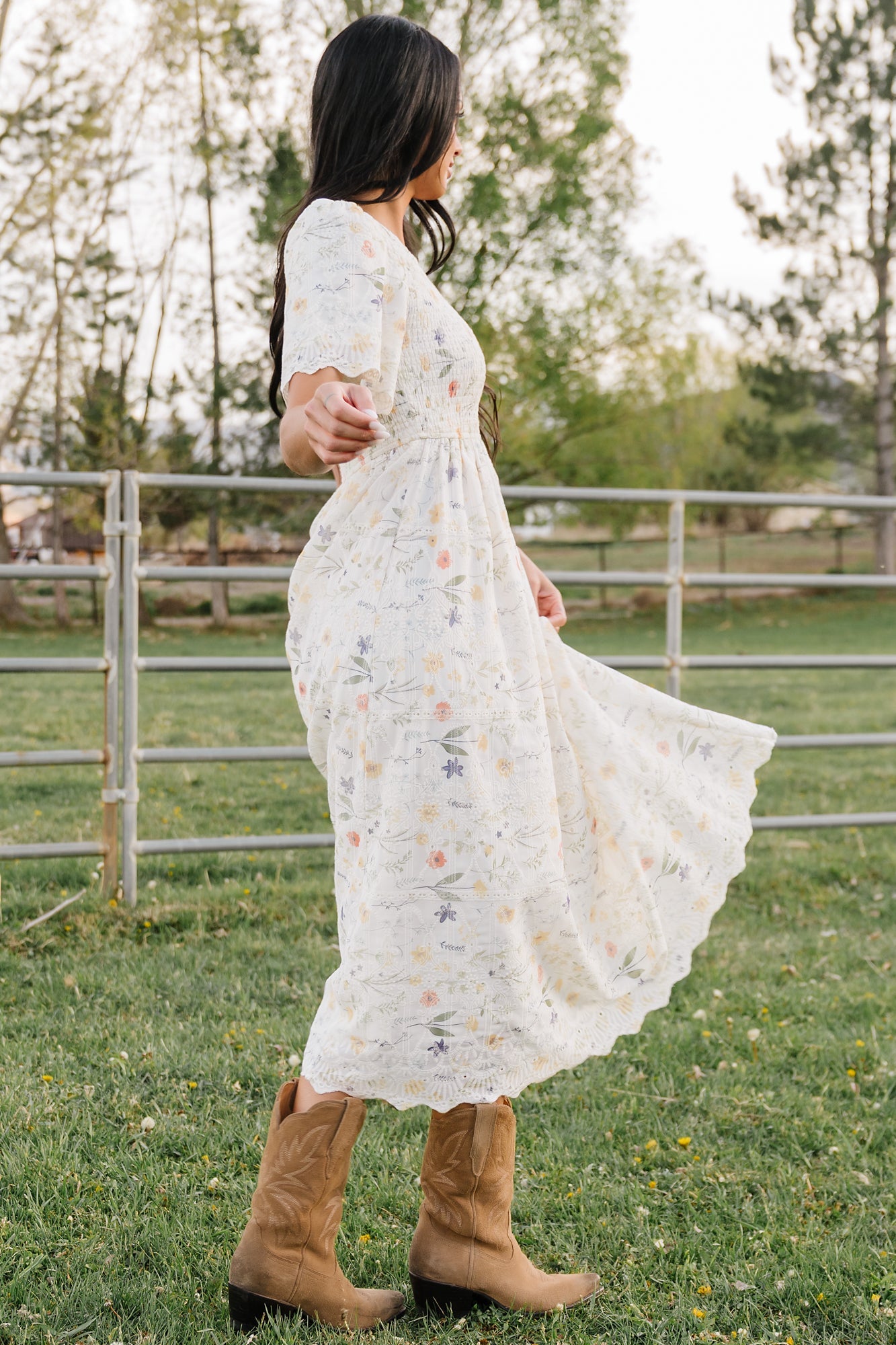 Baltic Born - Maribel Lace Midi Dress