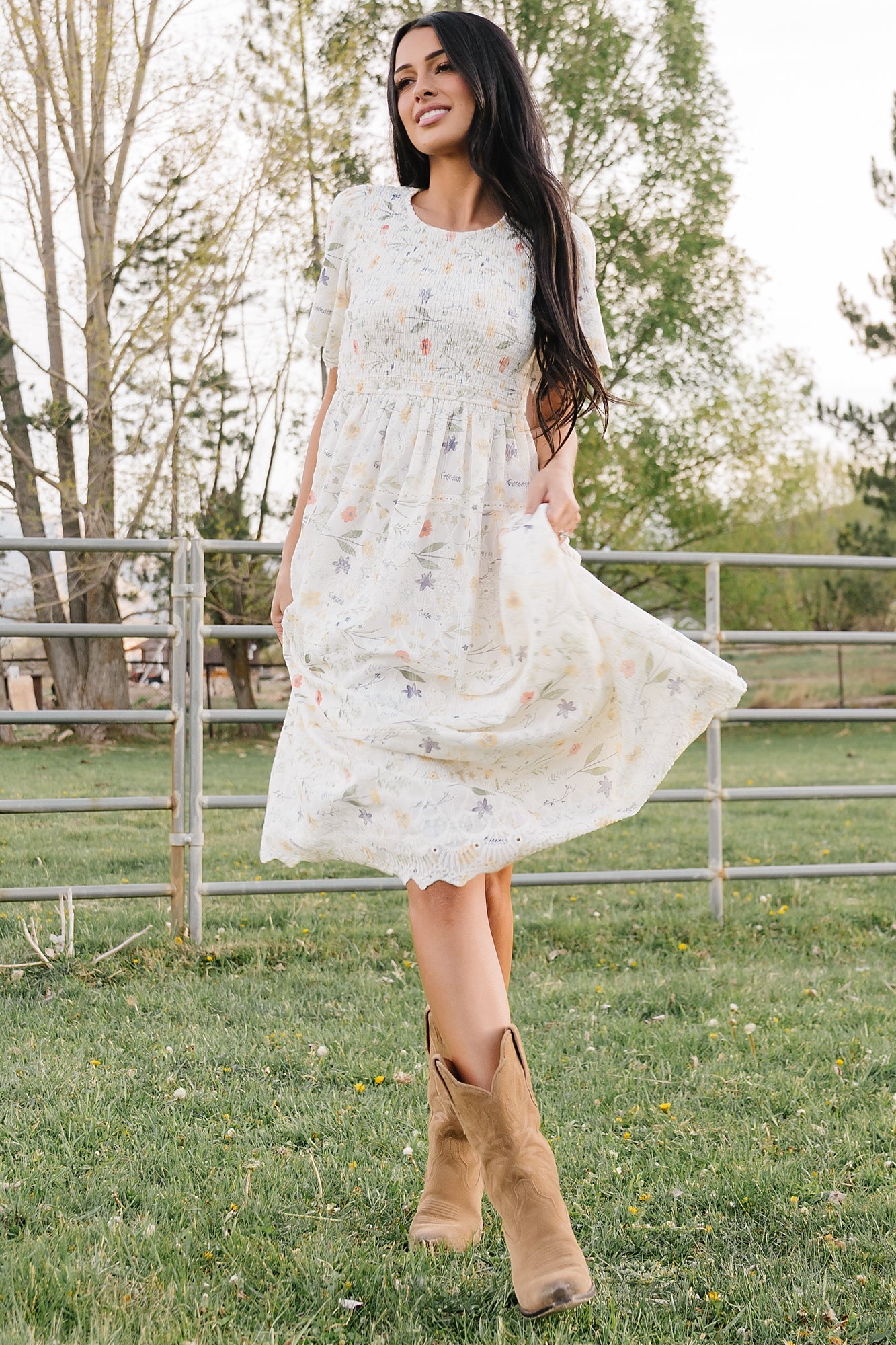 Baltic Born - Maribel Lace Midi Dress