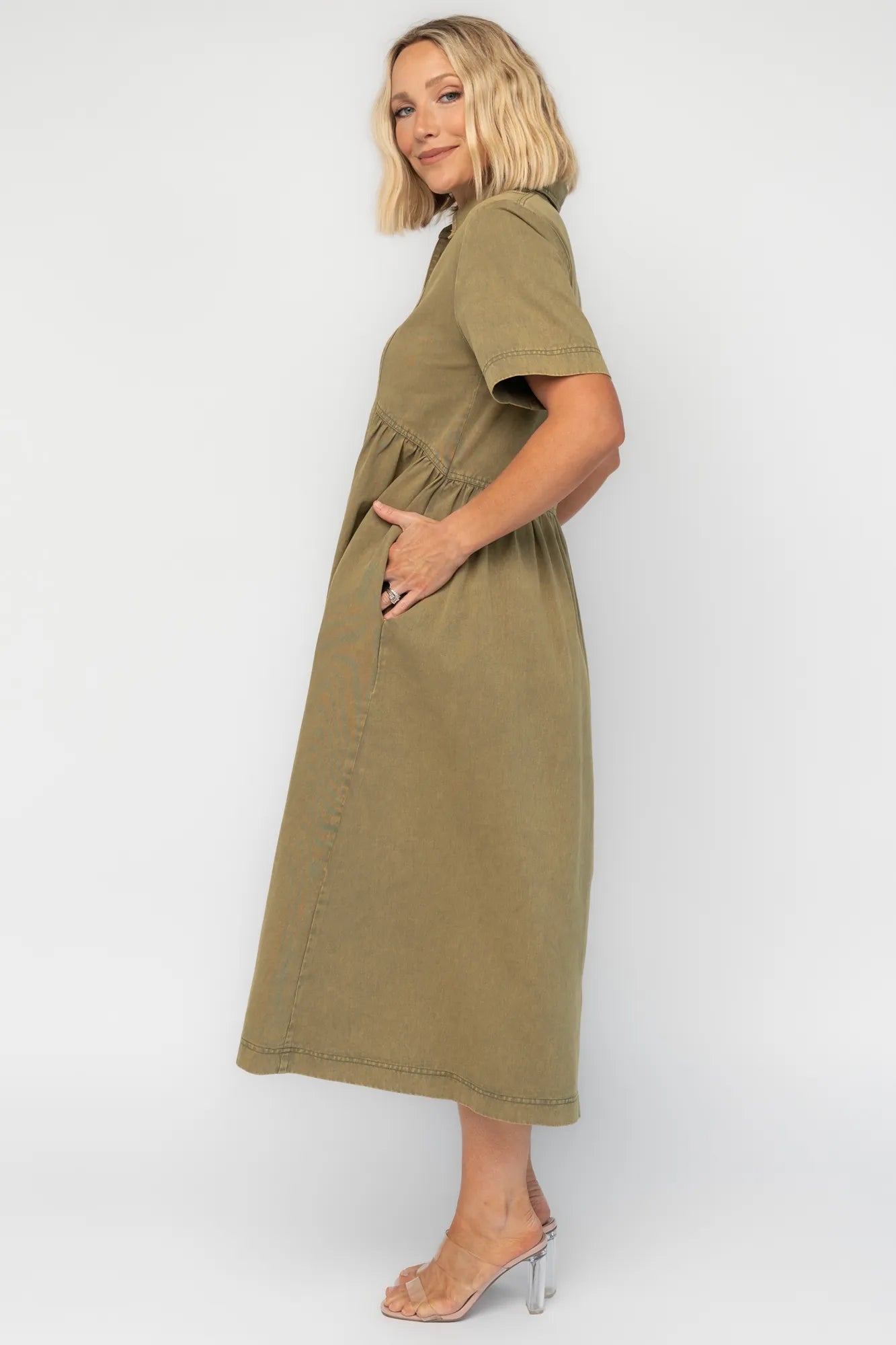 Baltic Born - Lenore Button Up Dress