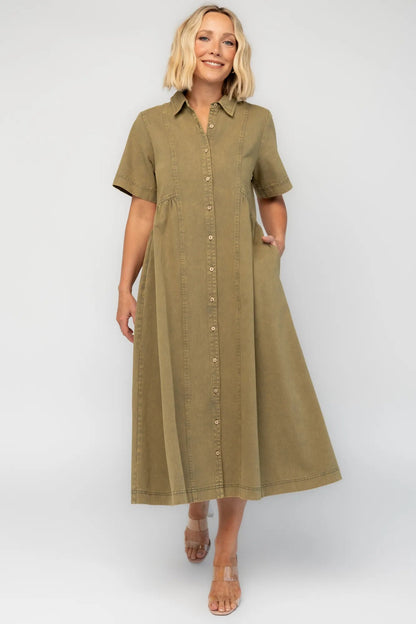 Baltic Born - Lenore Button Up Dress