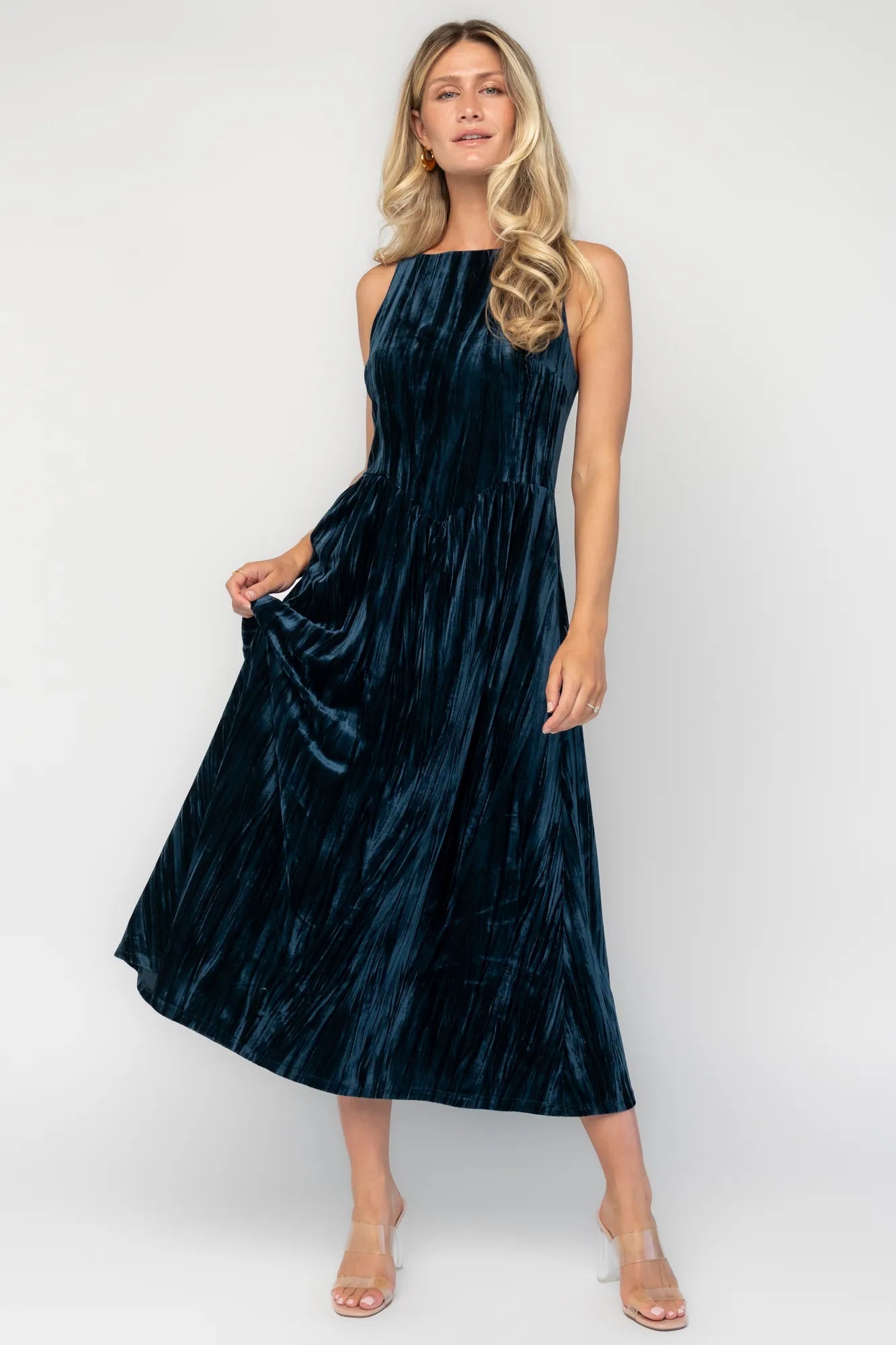 Baltic Born - Octavia Velvet Midi Dress
