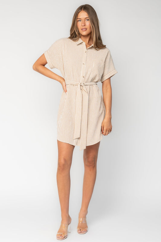 Baltic Born - Nautical Shirt Dress