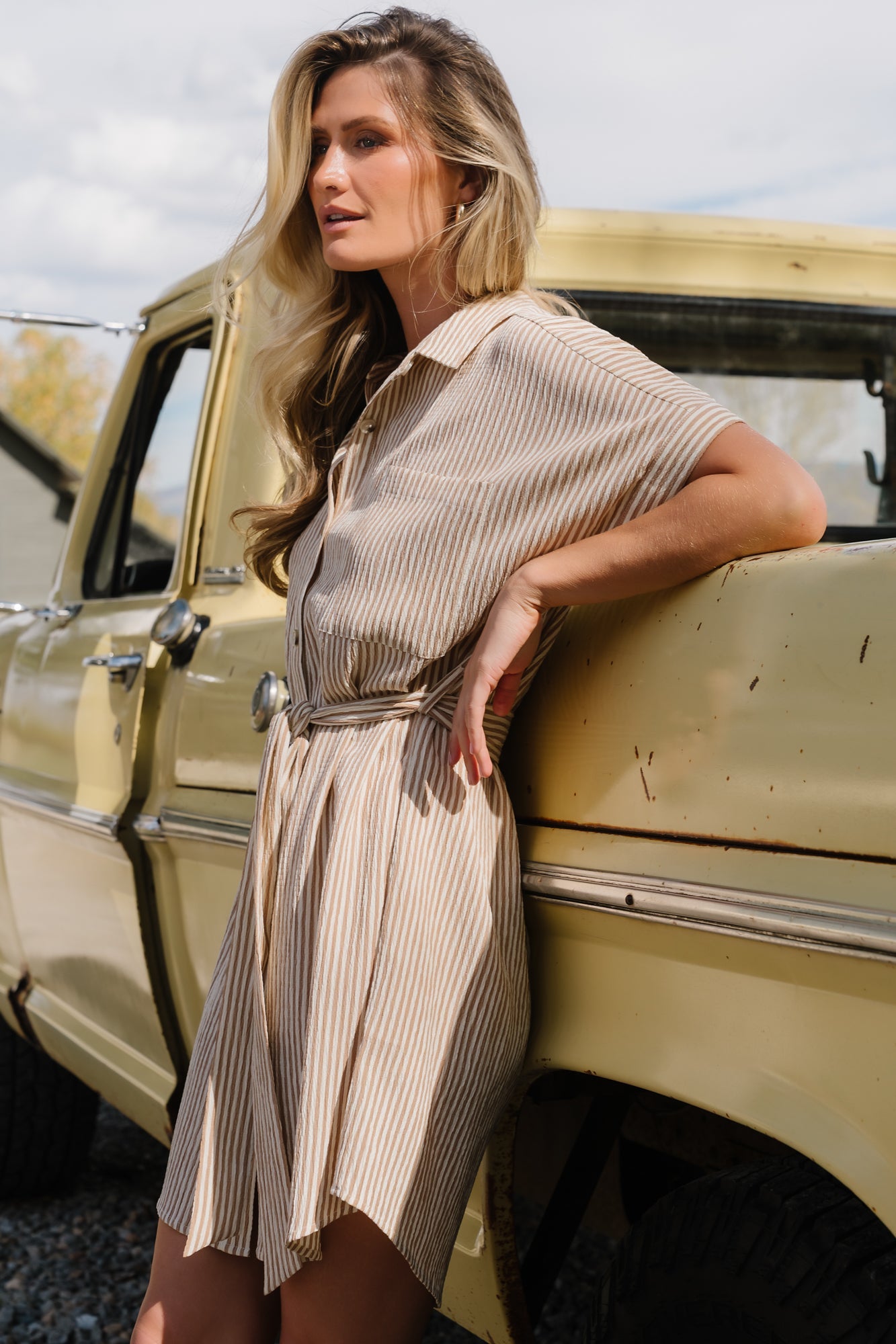 Baltic Born - Nautical Shirt Dress
