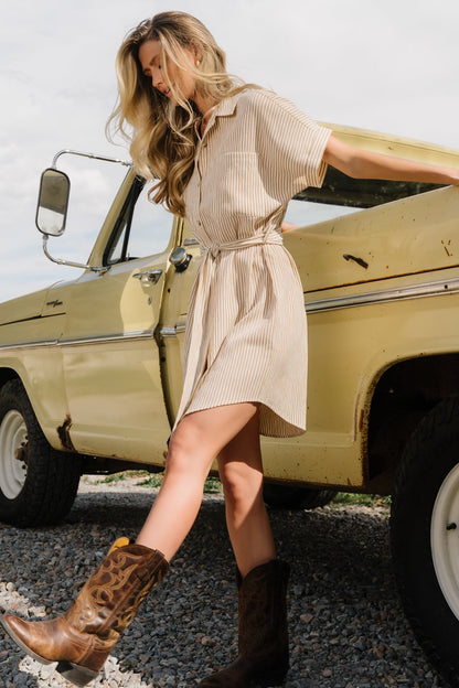 Baltic Born - Nautical Shirt Dress