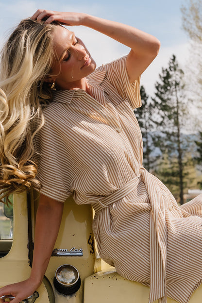 Baltic Born - Nautical Shirt Dress