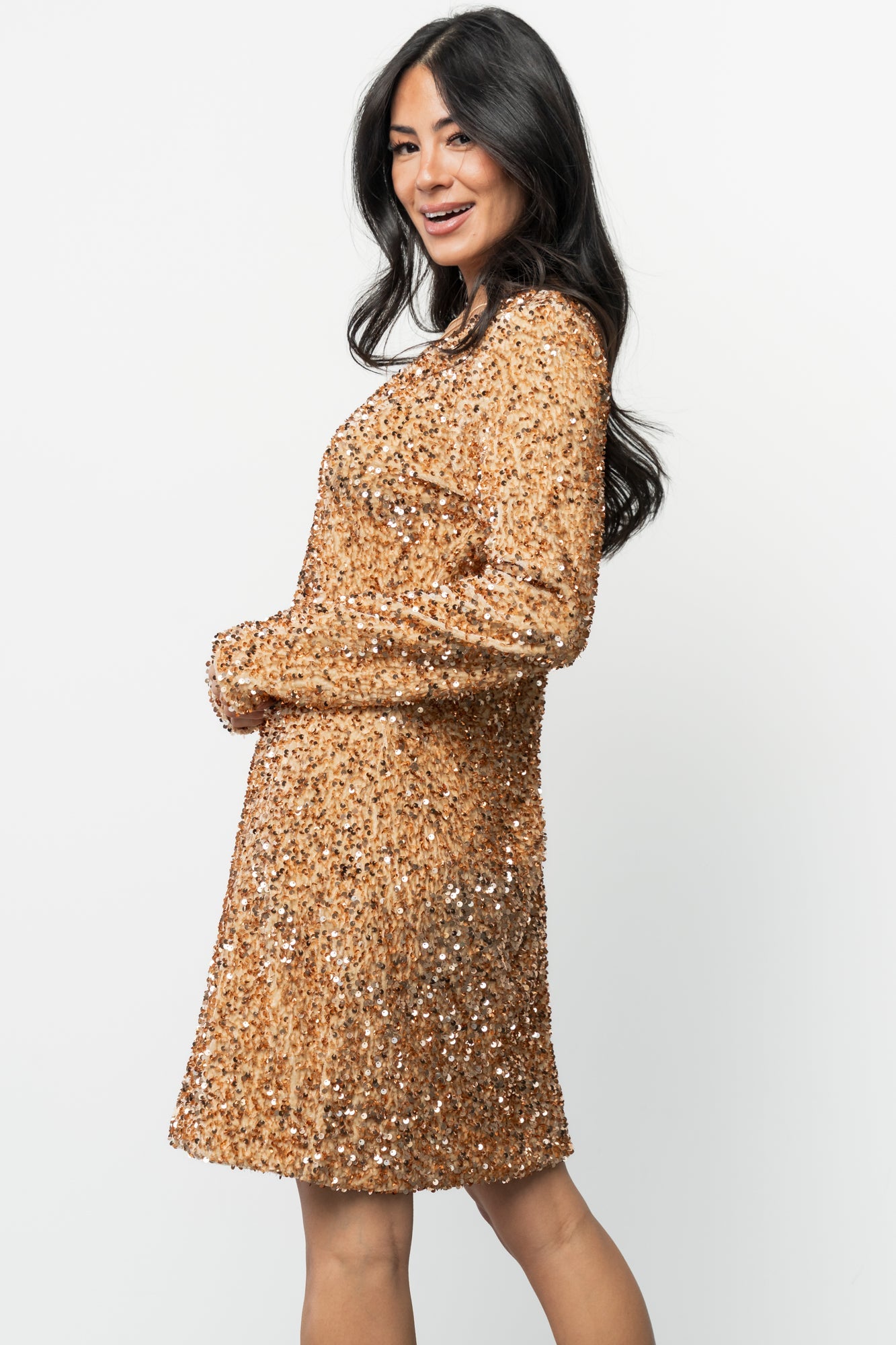 Baltic Born - Mira Sequin Short Dress