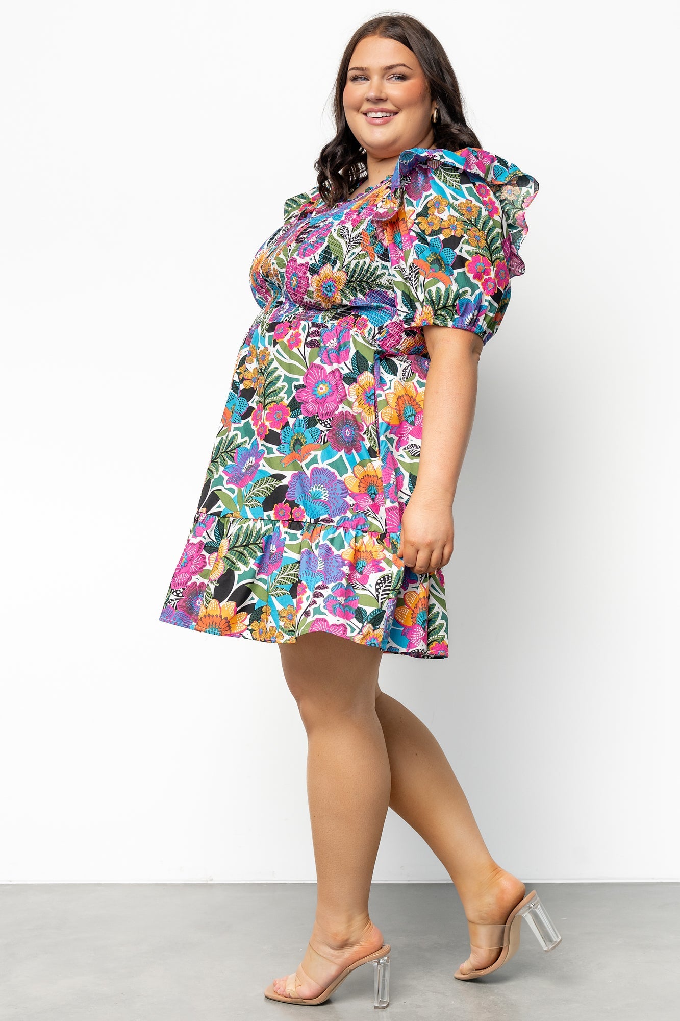 Baltic Born - Kyrie Puff Sleeve Short Dress