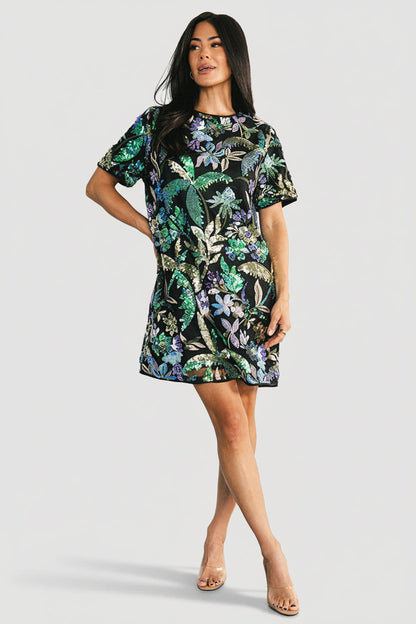 Baltic Born - Patricia Sequin Short Dress