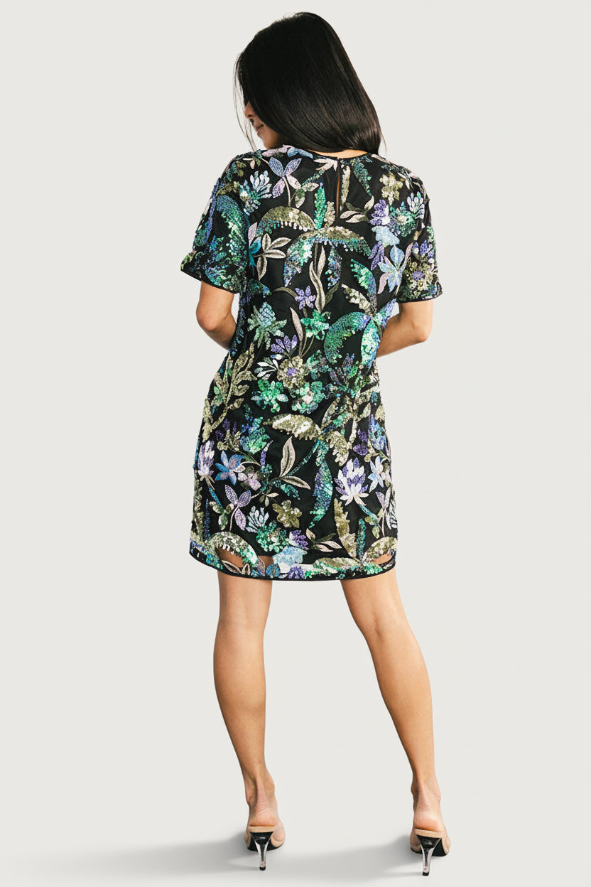 Baltic Born - Patricia Sequin Short Dress