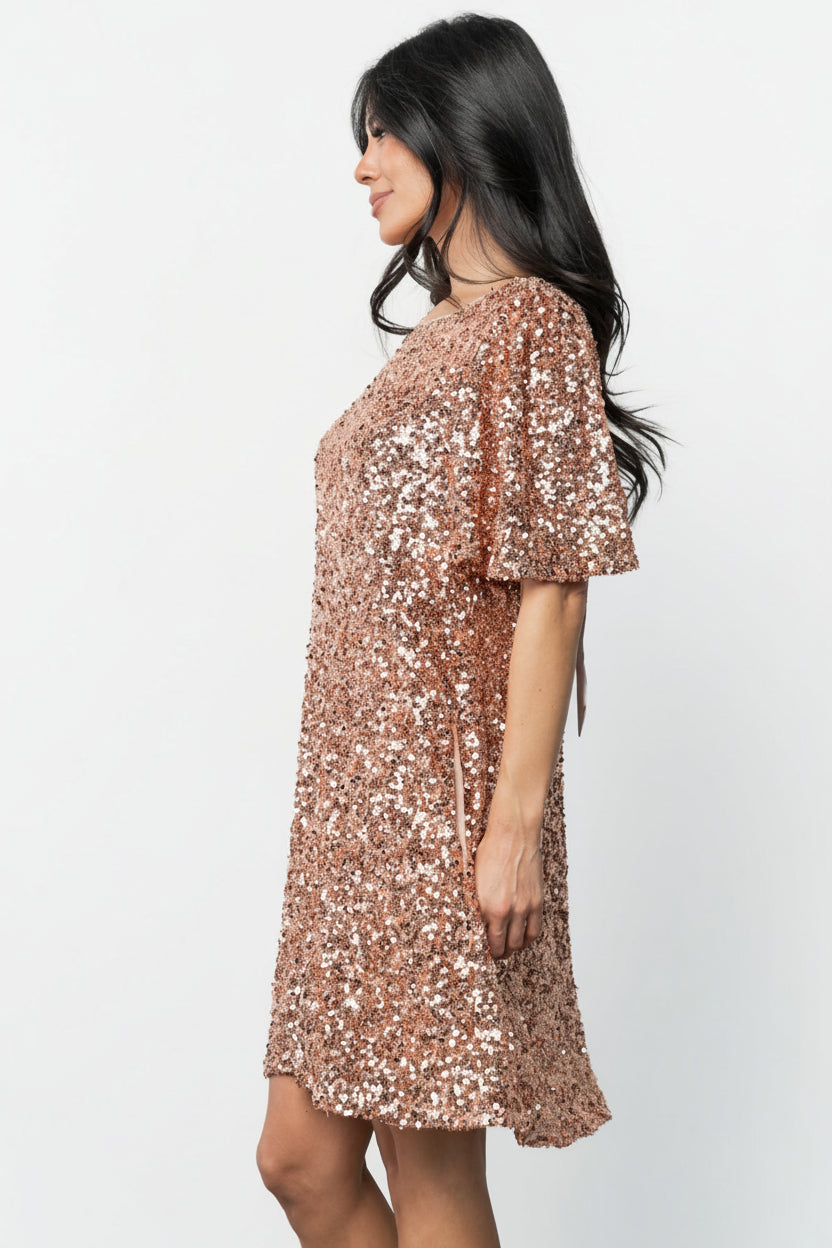Baltic Born - Asta Sequin Shift Dress