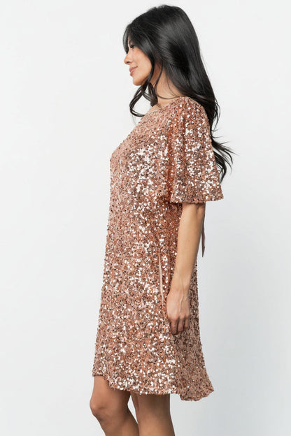 Baltic Born - Asta Sequin Shift Dress
