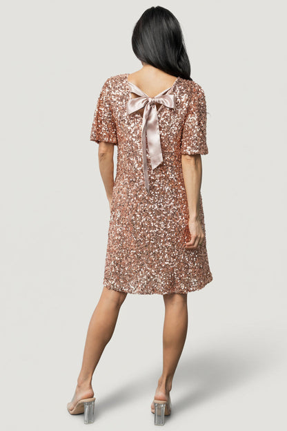 Baltic Born - Asta Sequin Shift Dress
