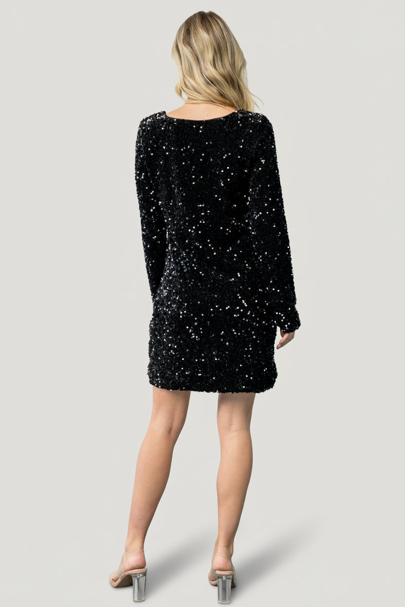 Baltic Born - Mira Sequin Short Dress