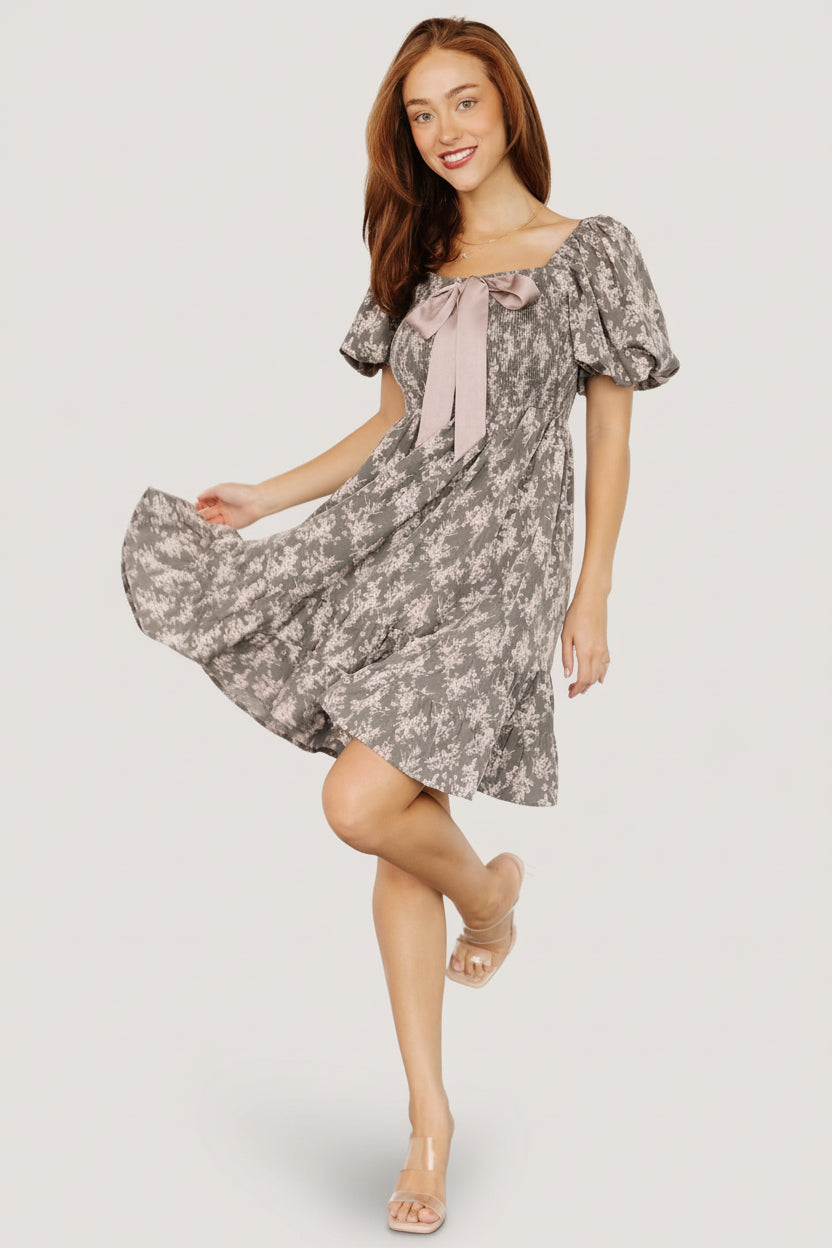 Baltic Born - Anastasia Bow Short Dress