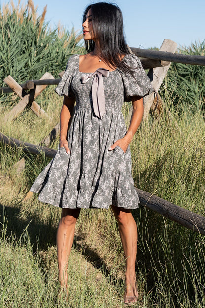 Baltic Born - Anastasia Bow Short Dress