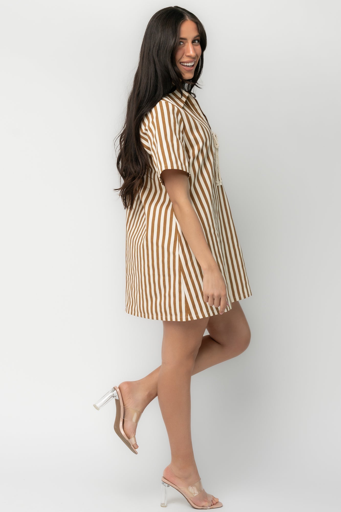 Baltic Born - Kyler Striped Short Dress