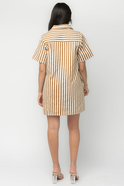 Baltic Born - Kyler Striped Short Dress