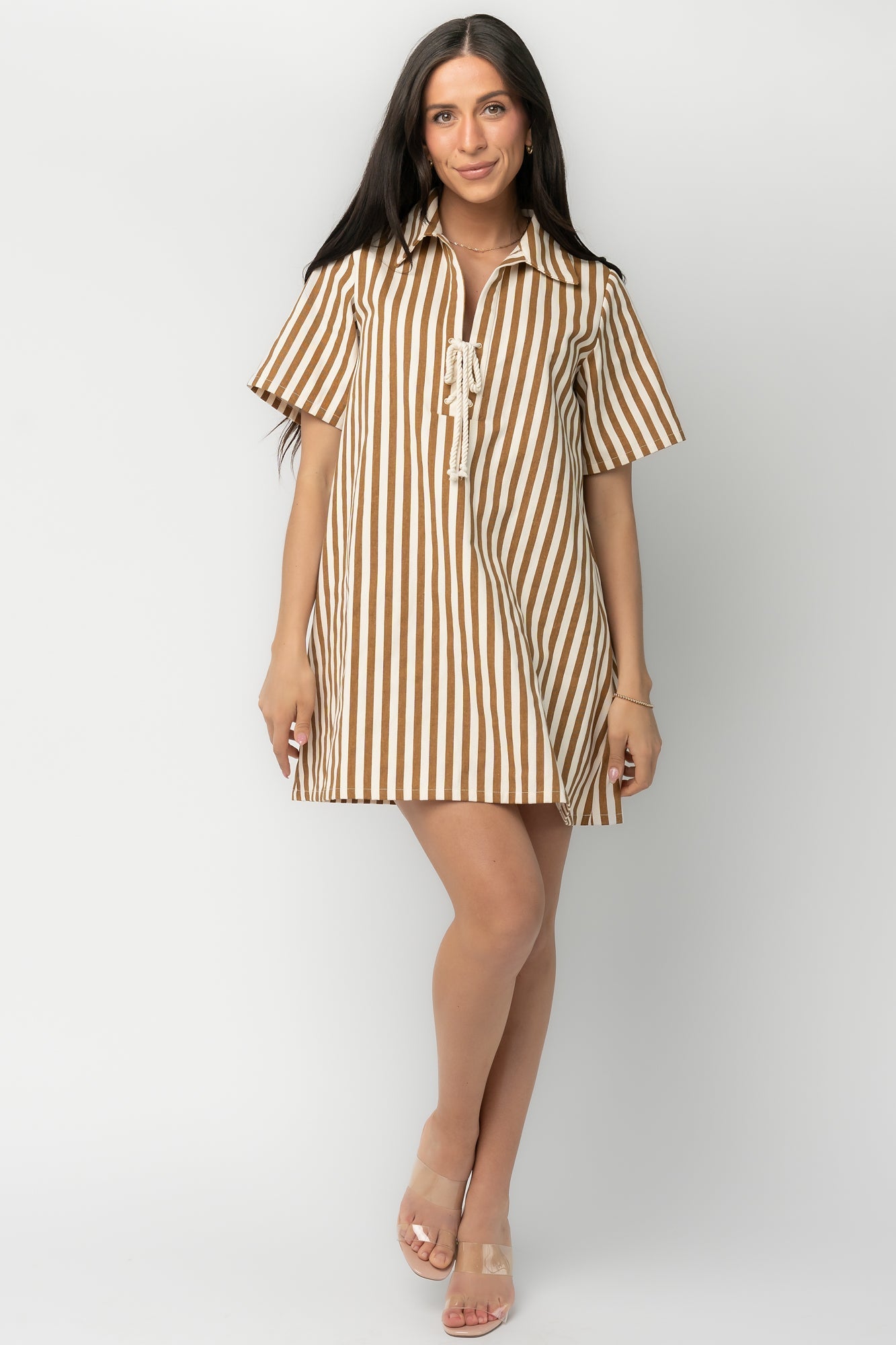 Baltic Born - Kyler Striped Short Dress