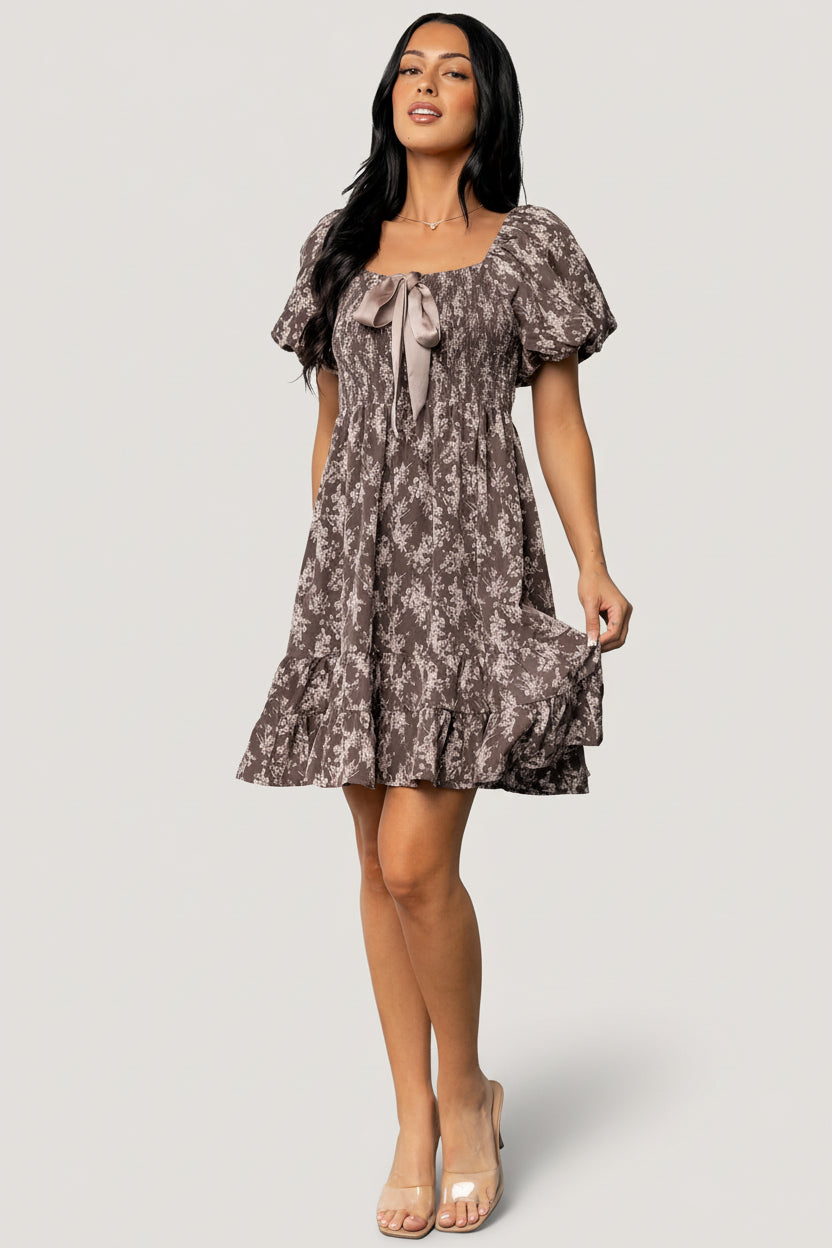 Baltic Born - Anastasia Bow Short Dress