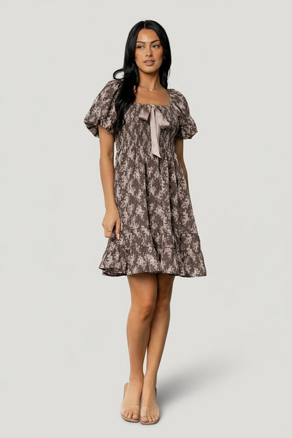Baltic Born - Anastasia Bow Short Dress