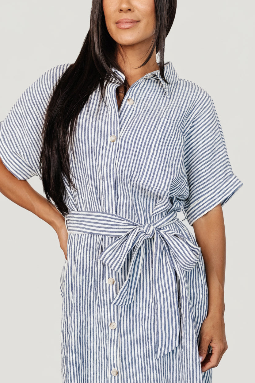 Baltic Born - Nautical Shirt Dress
