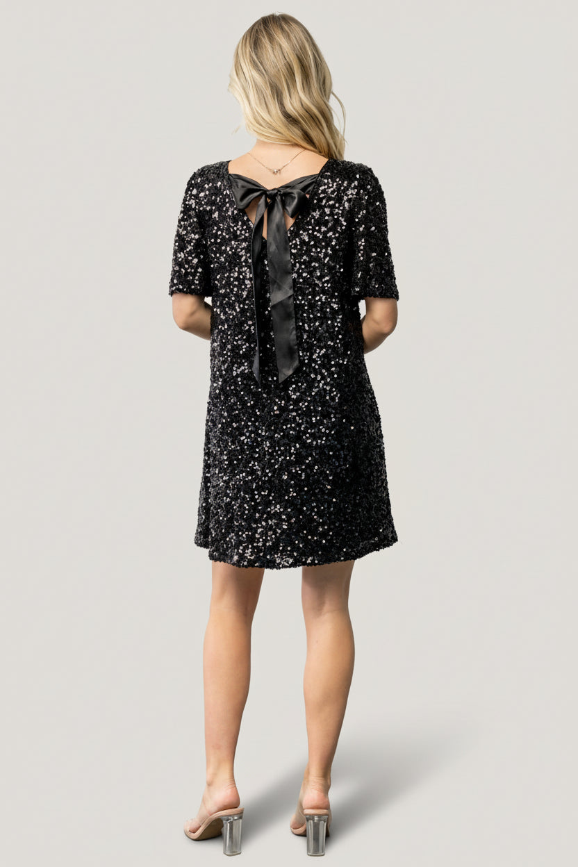 Baltic Born - Asta Sequin Shift Dress