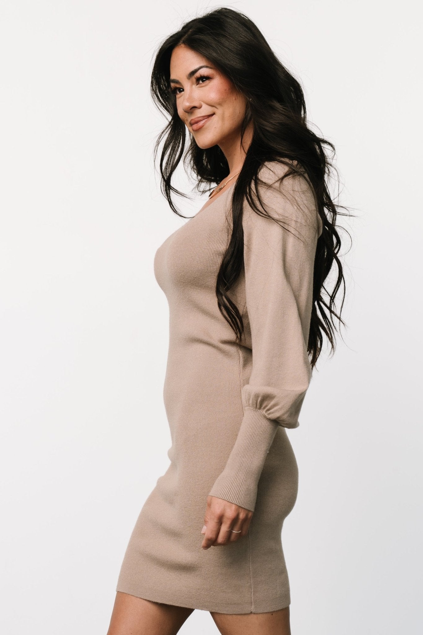Baltic Born - Suki V Neck Sweater Dress