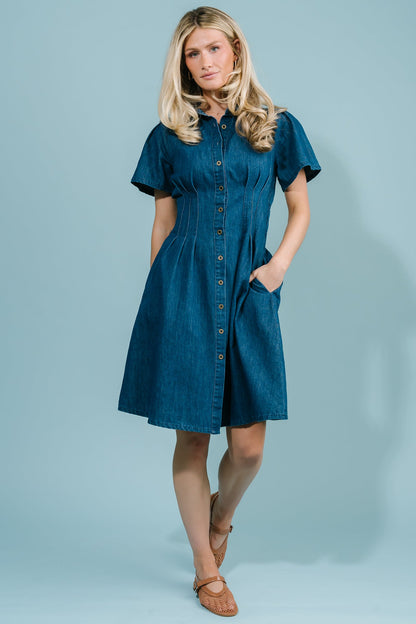 Baltic Born - Coco Denim Short Dress