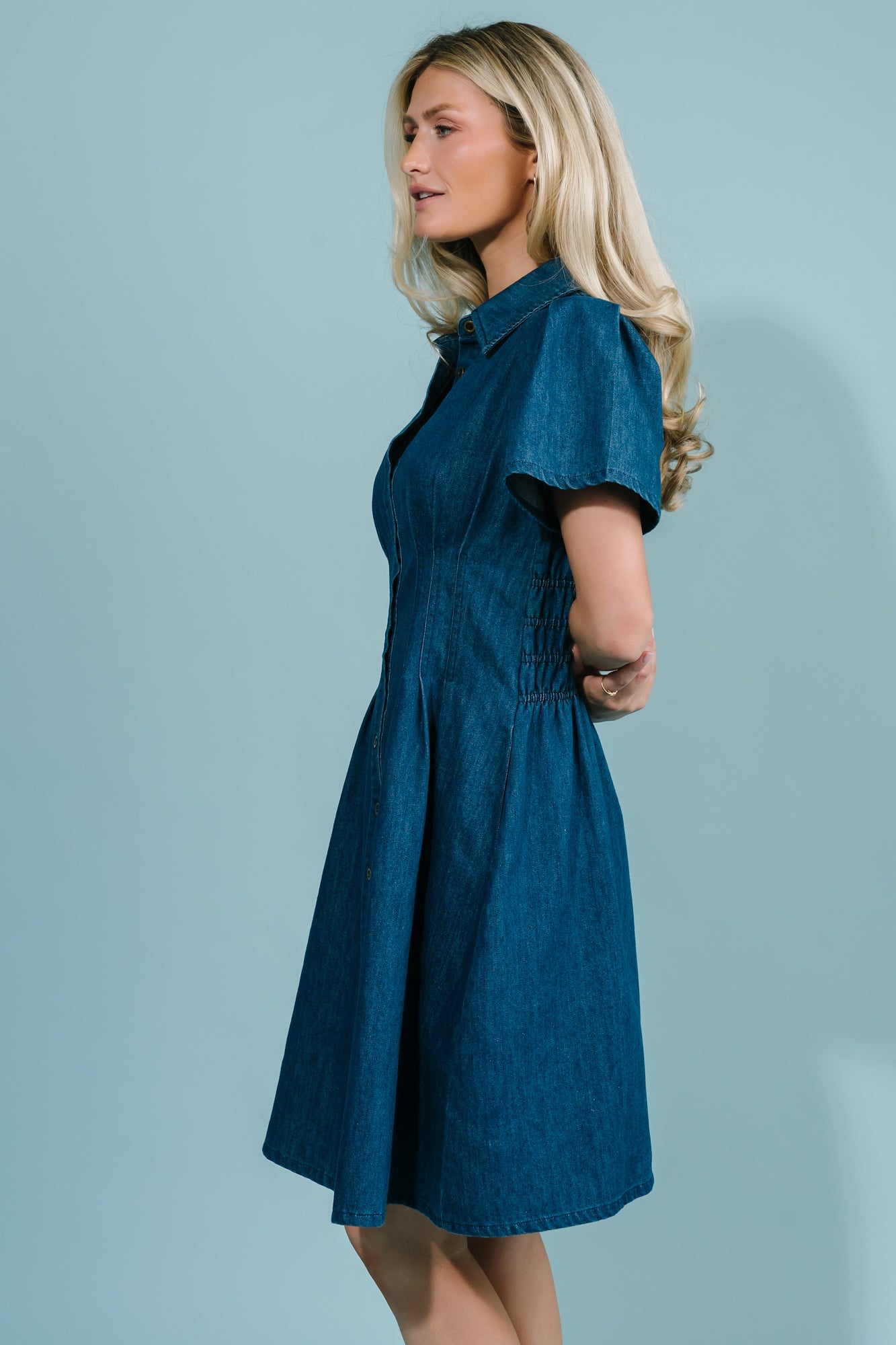 Baltic Born - Coco Denim Short Dress