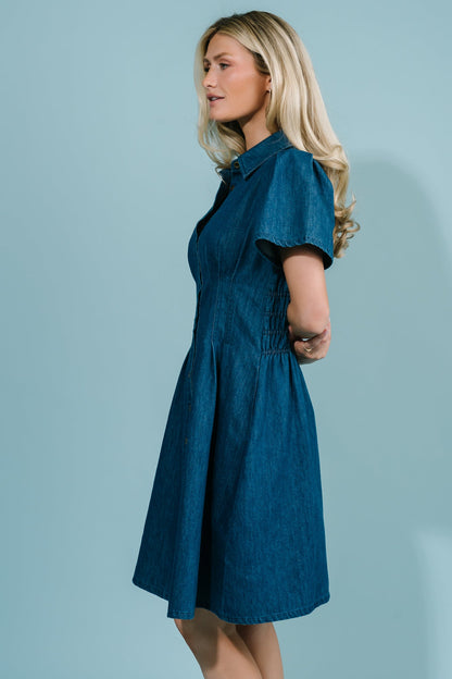 Baltic Born - Coco Denim Short Dress