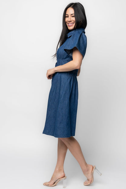 Baltic Born - Coco Denim Short Dress